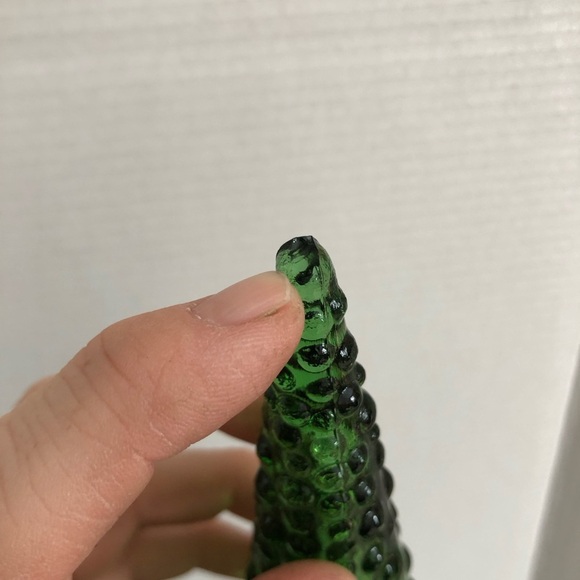 Vtg Empoli Italy Hobnail Genie Bottle with Stopper - Picture 12 of 17